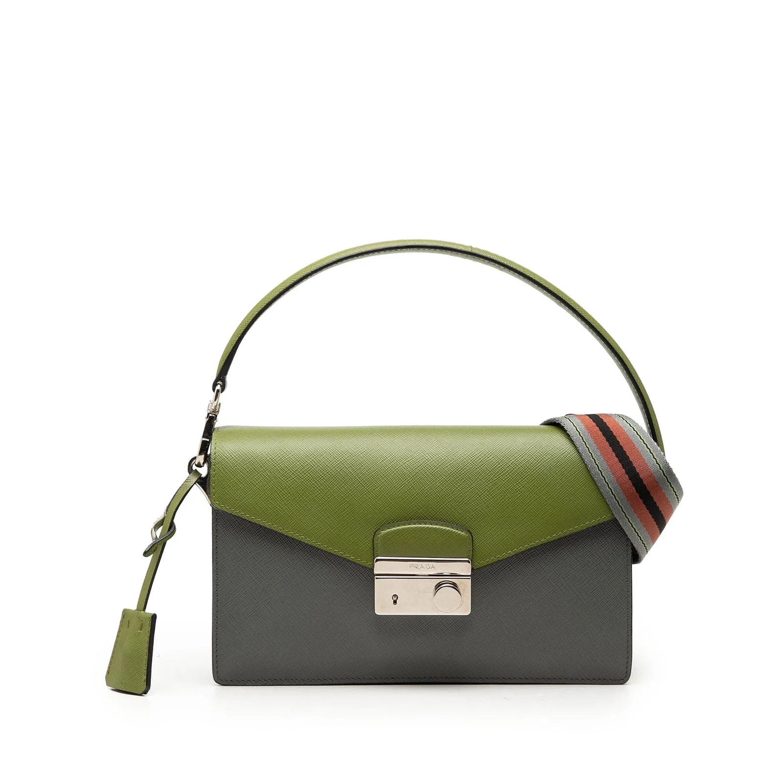 Prada — Lux Sound Lock Satchel — Handbag — resale
