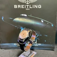 Working Breitling Triple Calendar Venus 203 Manual Wind 1950s 2