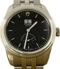 Tudor Glamour 57100 Black Dial 42mm Automatic Excellent A6582 3