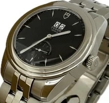 Tudor Glamour 57100 Black Dial 42mm Automatic Excellent A6582 4