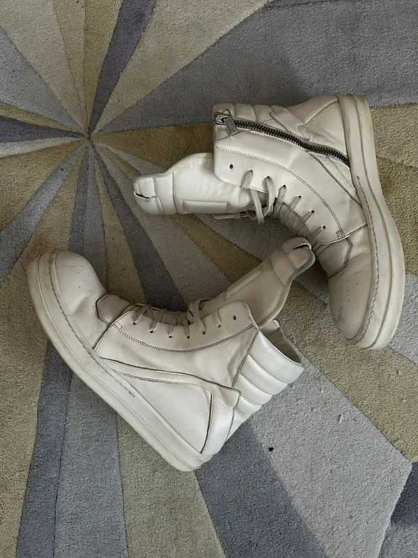 Rick Owens — Rick Owens Triple Milk Geobaskets — Sneaker — resale