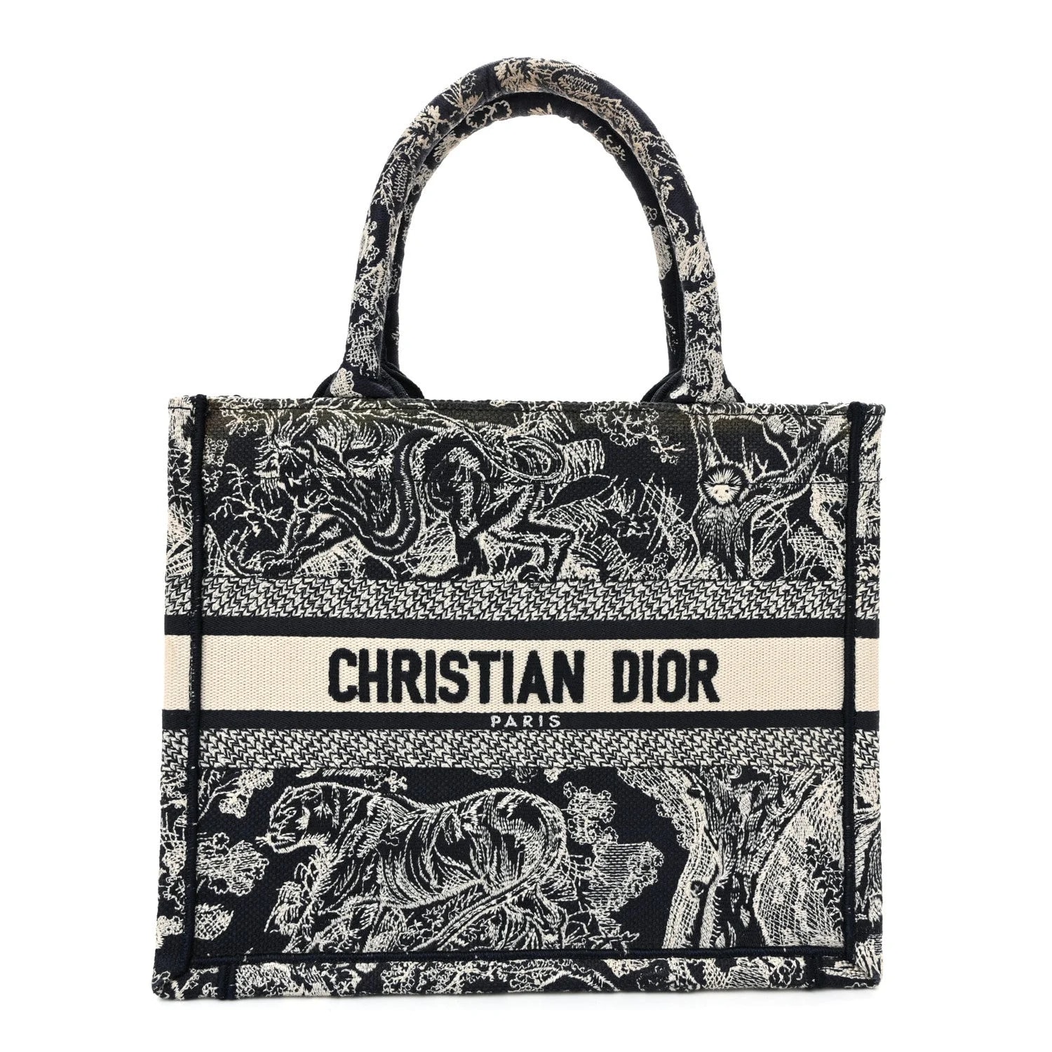 Dior — Embroidered Small Dioriviera Book Tote — Handbag — resale