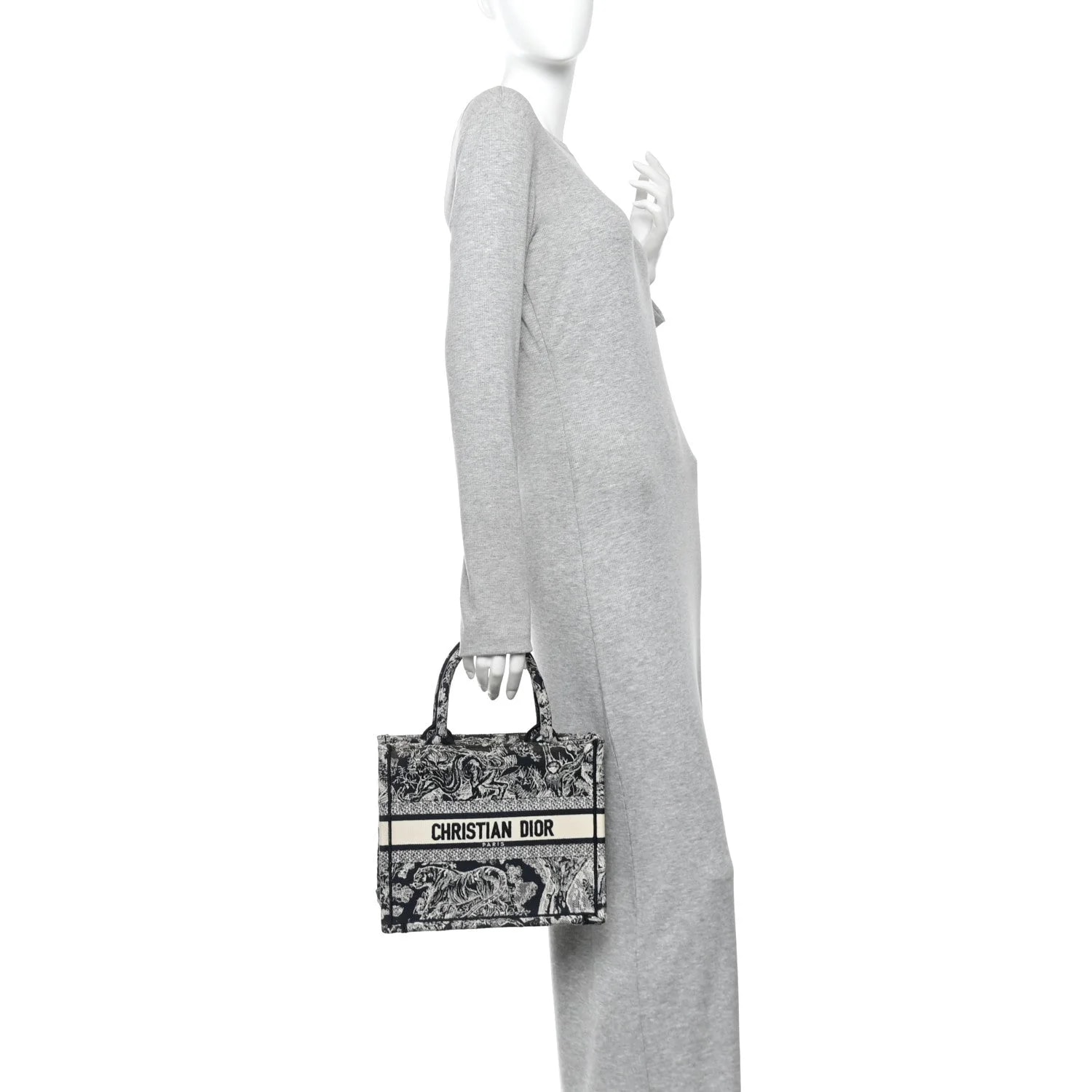 Embroidered Small Dioriviera Book Tote 2