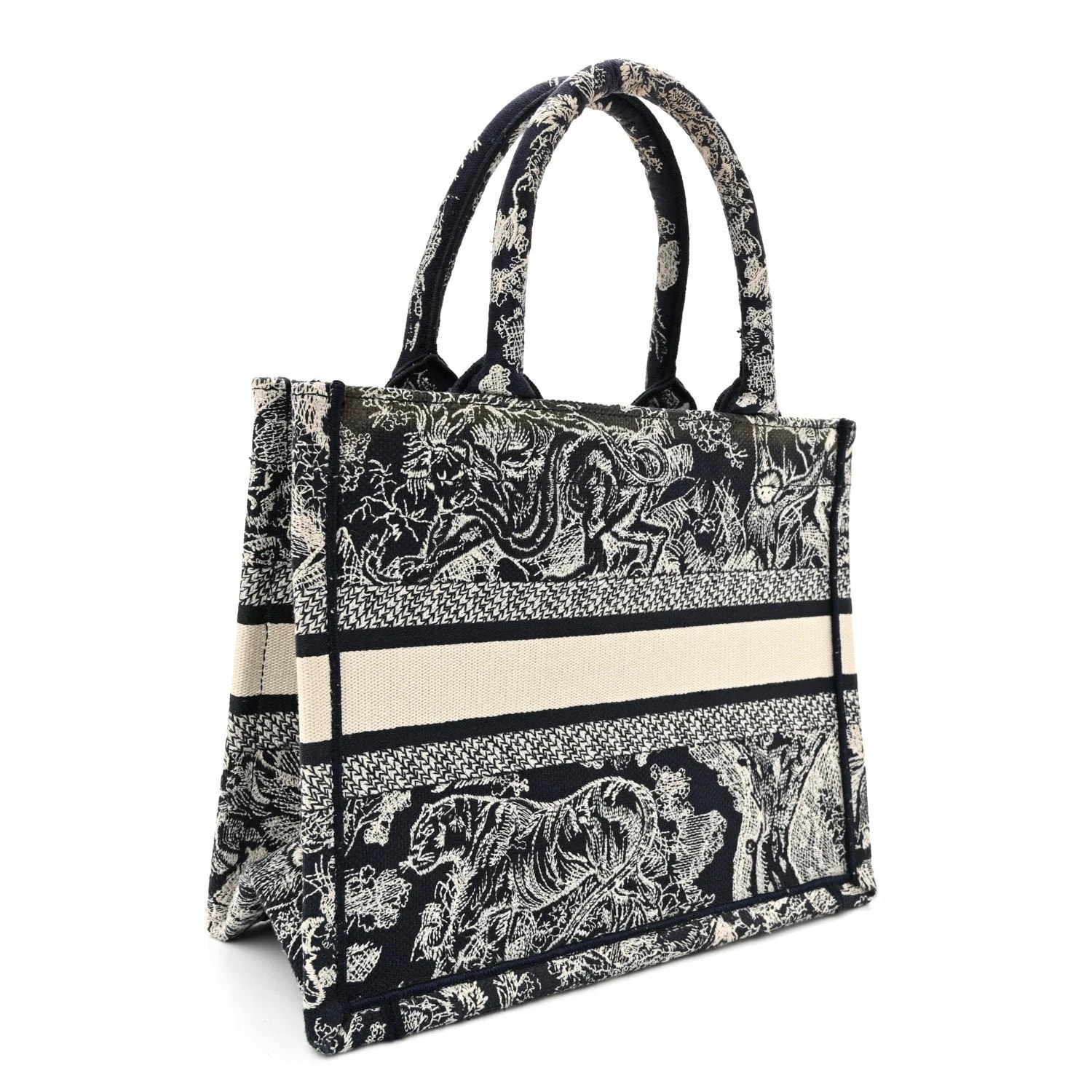 Embroidered Small Dioriviera Book Tote 3