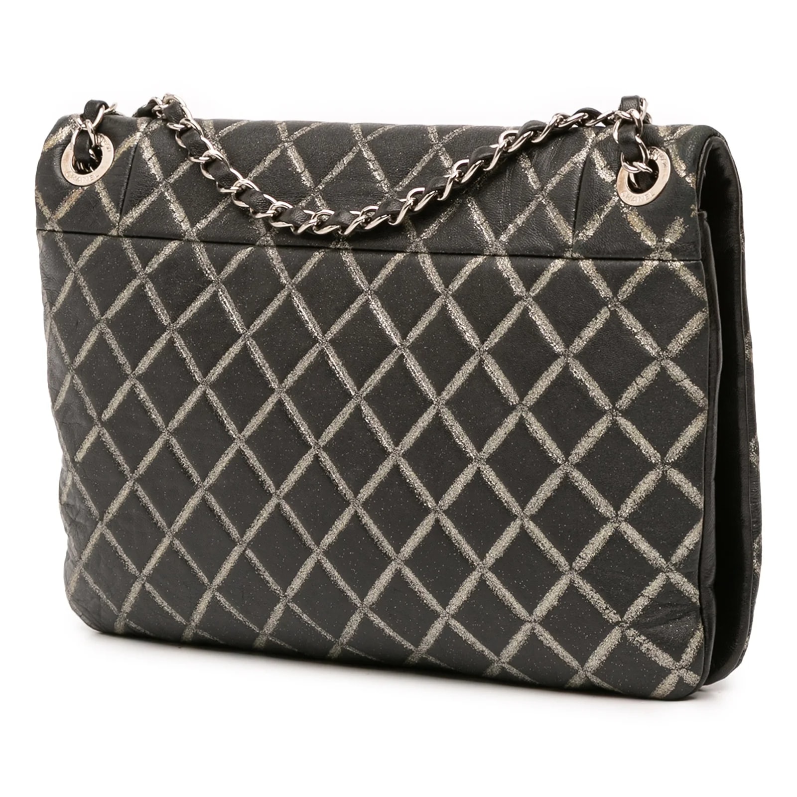Metallic Distressed CC Flap 2