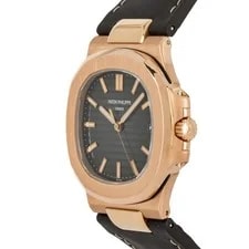 Patek Philippe Nautilus Date Rose Gold Auto 40mm Brown Dial 5711R-001 2