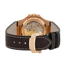 Patek Philippe Nautilus Date Rose Gold Auto 40mm Brown Dial 5711R-001 4