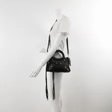 Auth Balenciaga Classic City Mini Studded Crossbody 2