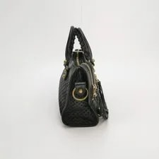 Auth Balenciaga Classic City Mini Studded Crossbody 4