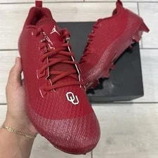 AIR Jordan Vapor Edge Speed Oklahoma Sooners PE Football Cleats SZ 12 FJ5715-600 2