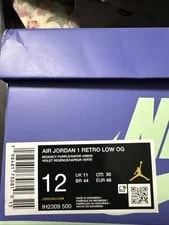 Size 12 - Zion Williamson X Air Jordan 1 Retro OG Low Voodoo Alternate 2