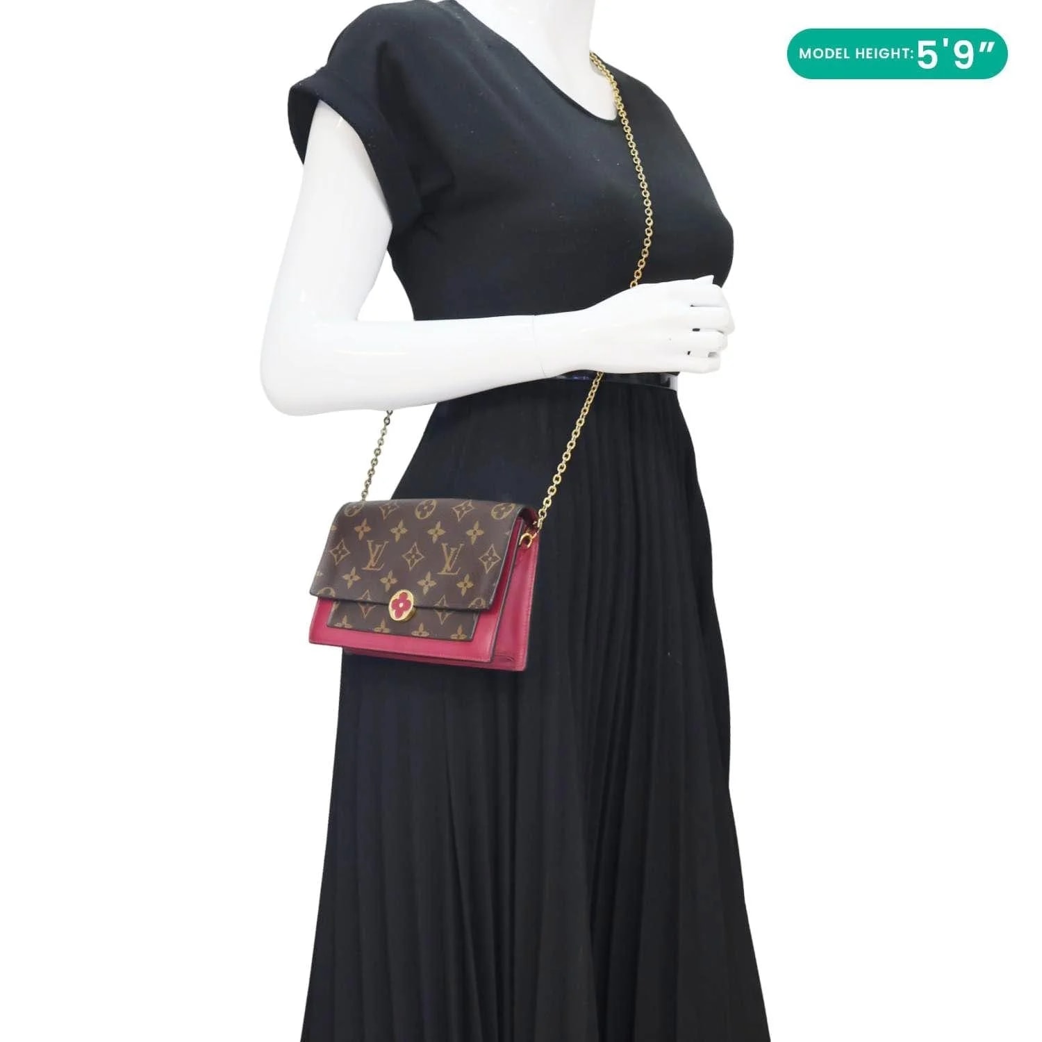 Louis Vuitton Flore Chain Wallet 2
