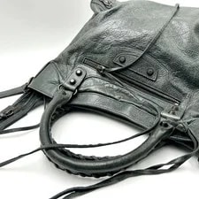 Balenciaga City 235216 Motorcycle 2Way Authentic Y2K 4