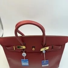 Hermès Birkin 35 Grenat Hardware USA A Square 3