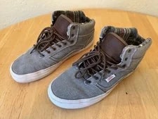Vans - Sz 7 - /Inner Geometric Pattern Mid-Top Skate Shoes- VN-0KWA5TE 2