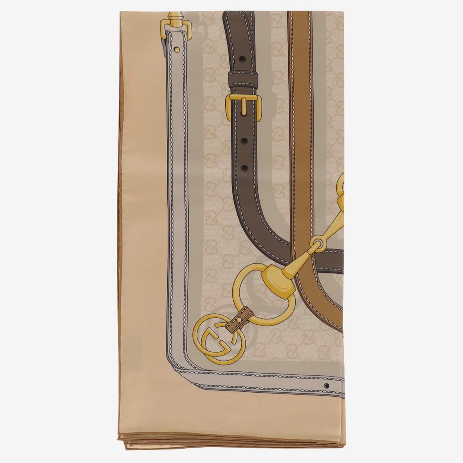 Gucci — Gucci Printed Twill Scarf — Scarfs — Accessory — resale