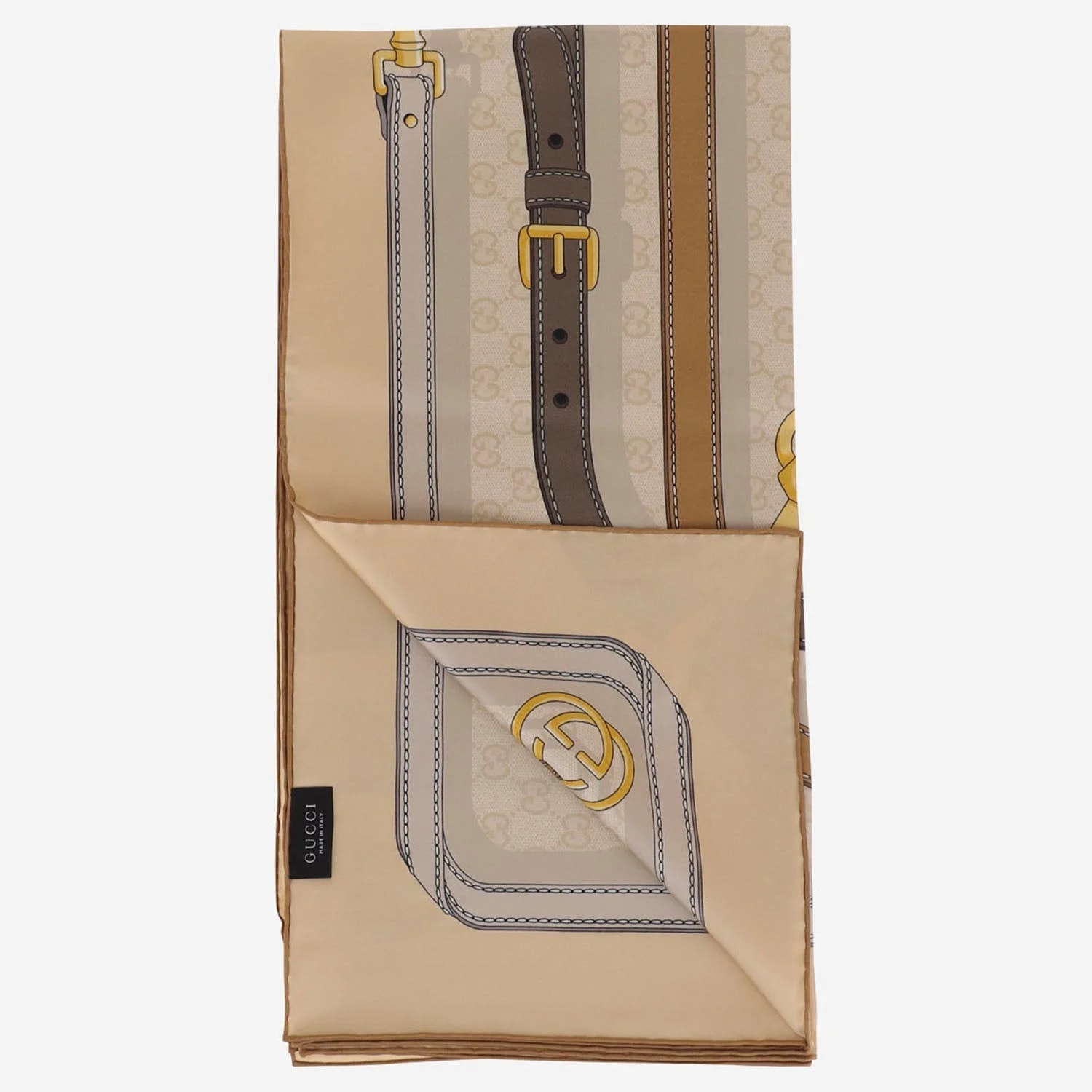 Gucci Printed Twill Scarf — Scarfs 3