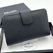 Prada : Compact Wallet W14*H9cm W/o Accessories; 2