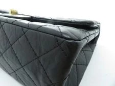 Chanel 2.55 Matelassé W Flap 27 Chain / GP #DB1967 4