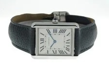 Cartier — Cartier Tank Solo W5200025 3167 Rose Gold 27x34mm Silver Dial 02/2016 11960U — Watch — resale
