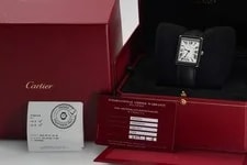 Cartier Tank Solo W5200025 3167 Rose Gold 27x34mm Silver Dial 02/2016 11960U 3
