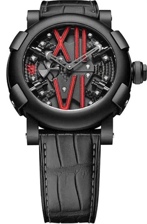 Worldofluxuryus — Romain Jerome Titanic DNA Steampunk Auto Red Stainless Steel — Watch — resale