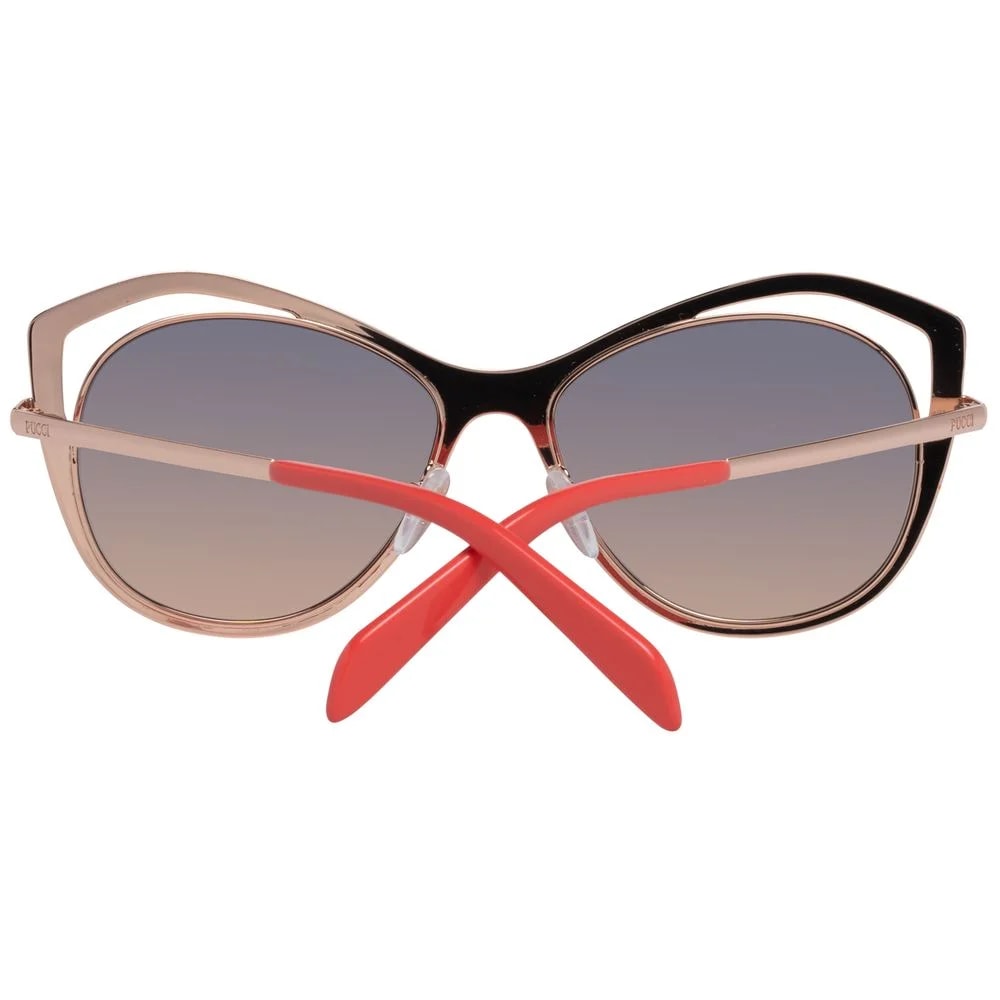 Emilio Pucci Rose Gold Metal Sunglasses 3