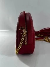 Saint Laurent Chevron Quilted Tassel Logo Small Crossbody Dust 3