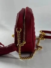 Saint Laurent Chevron Quilted Tassel Logo Small Crossbody Dust 4