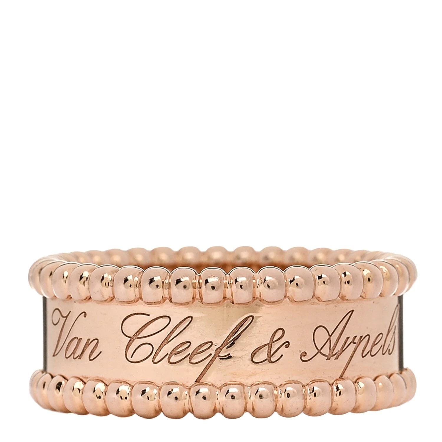 Van Cleef & Arpels — 18K Rose Gold Perlee 53 6.5 — Jewelry — resale