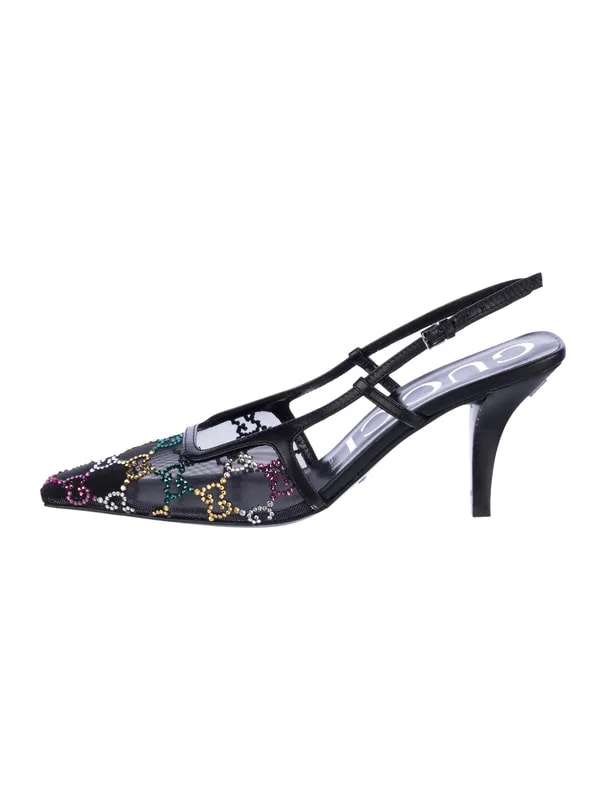 Gucci — Slingback Pumps — Designer Shoe — resale
