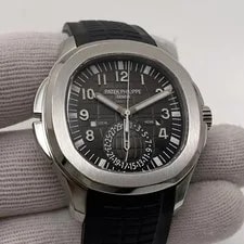 Patek Philippe Aquanaut Travel Time Steel Black Dial Automatic 5164A-001 4
