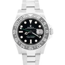Rolex — Rolex GMT-Master II Black Stainless Steel Ceramic Random Serial 40mm 116710 LN — Watch — resale