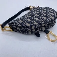Dior Saddle Embroidered Monogram Print Magnetic Buckle - Very Good #18IANPL 3