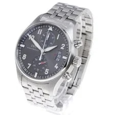 IWC Pilot's Spitfire IW387804 43mm SS Gray Dial Automatic #C2729 2