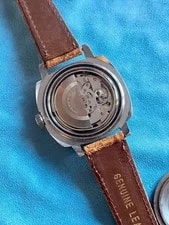 Dreffa Genève Baby Panerai Tritium Patina Tropical Dial Dive ETA 2772 2