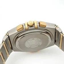 Omega Constellation Chronograph 1242.10 Yellow Gold Stainless Steel 37mm #TSW897 4