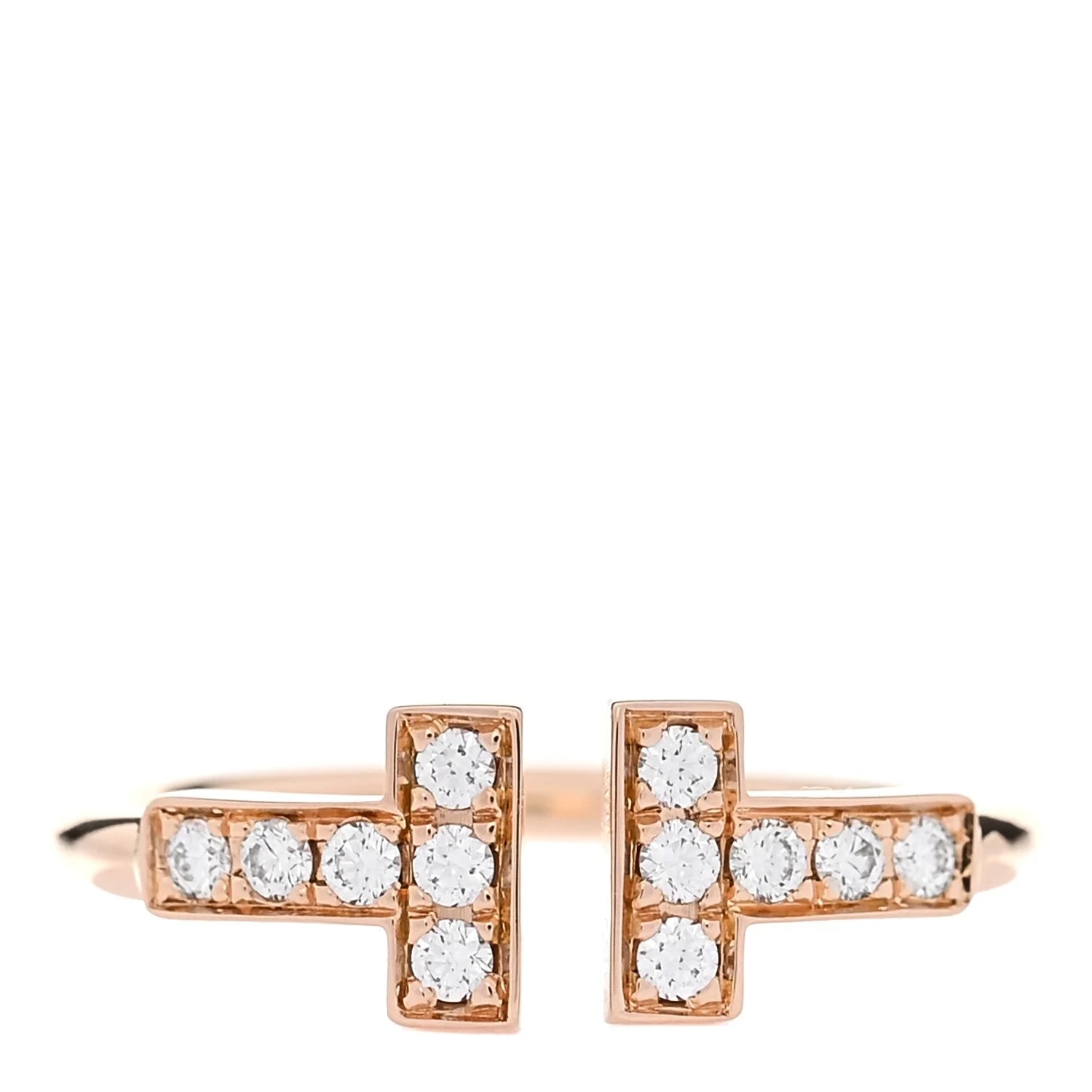 Tiffany & Co. — 18K Rose Gold T Wire 47 4 — Jewelry — resale