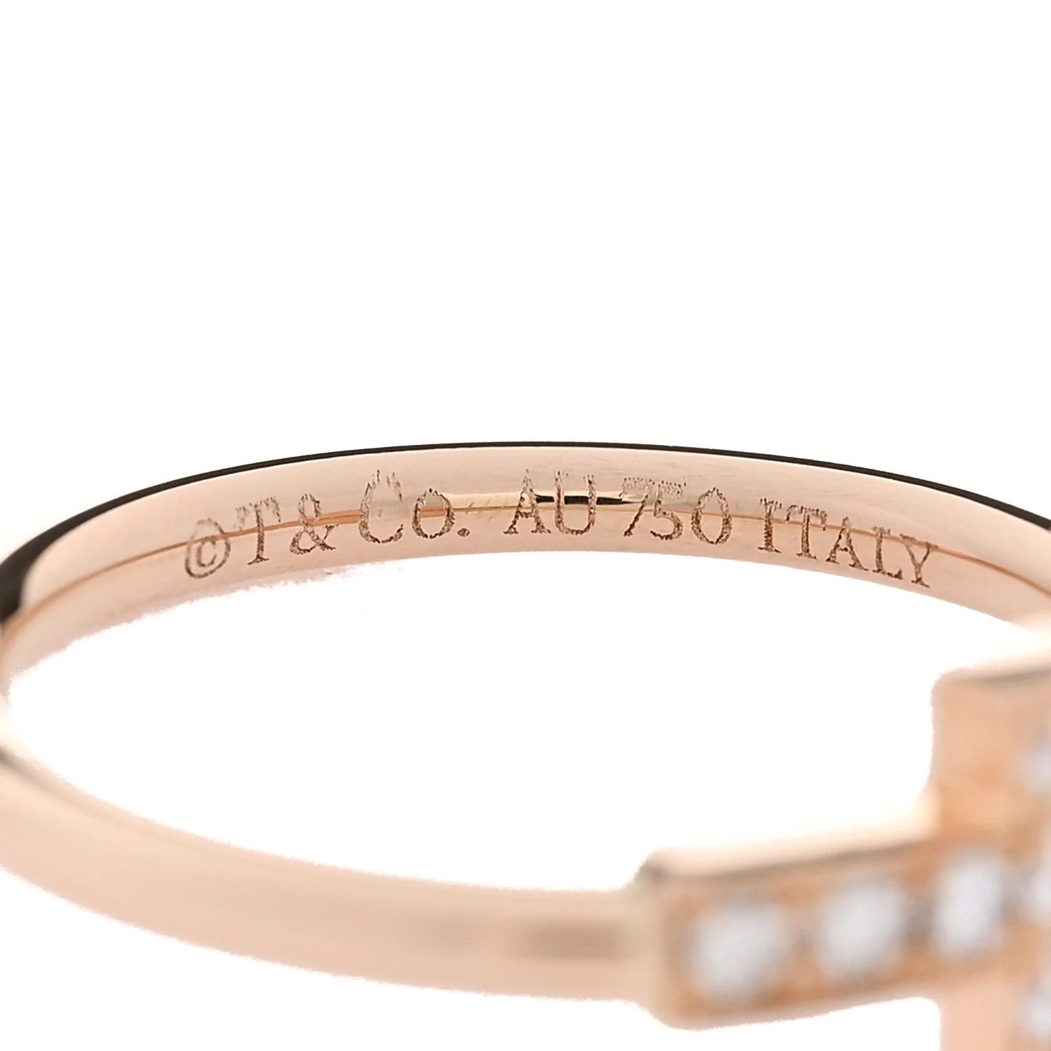 18K Rose Gold T Wire 47 4 4