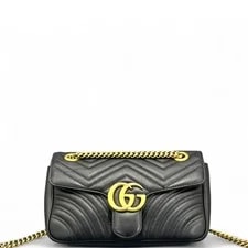 Gucci — Gucci Chevron Small GG Marmont (ym070226b5r) — Handbag — resale