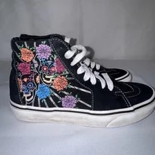Vans sk8 Hi Sugar Skull Floral High Top 2