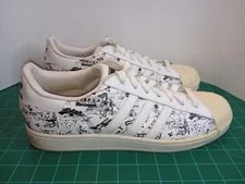 Illustrated Print Adidas Superstar 2009 12 Authenticity Verified 2