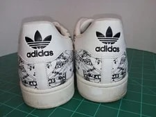 Illustrated Print Adidas Superstar 2009 12 Authenticity Verified 3