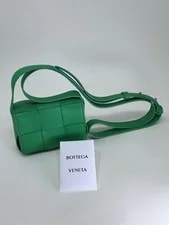 Bottega Veneta Mini Cassette Crossbody Parakeet 2