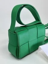 Bottega Veneta Mini Cassette Crossbody Parakeet 3