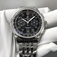 Breitling Premier B01 Chronograph 42mm Black Dial SS AB0145221B1A1 2