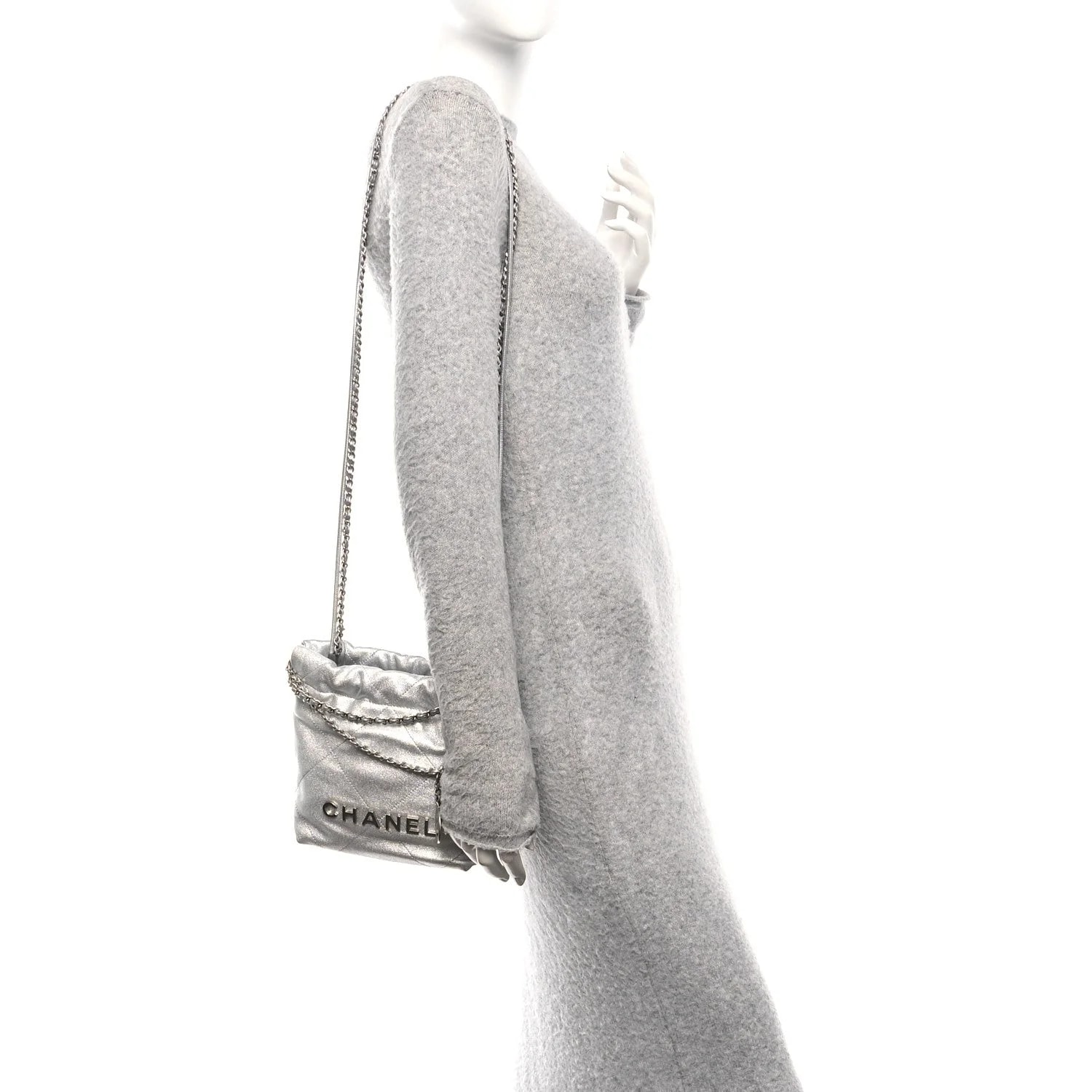 Metallic Chanel 22 Silvery 2