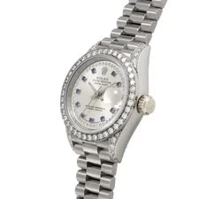 Rolex Datejust 69159LS 26mm White Gold Silver #WW707 2