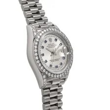Rolex Datejust 69159LS 26mm White Gold Silver #WW707 3