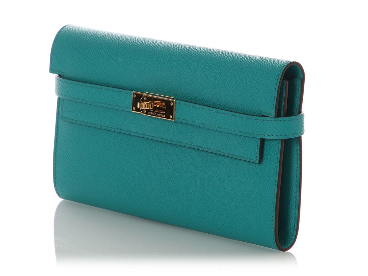Hermès Paon Kelly Longue Wallet 3